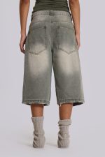 Khaki Colossus Jorts - Image 3