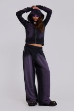 Deep Purple Fade Baggy Monster Joggers - Image 2