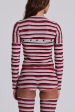 Isla Stripe Mini Shorts - Image 9