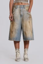 Mud Wash Colossus Jorts