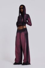Deep Red Fade Mini Monster Hoodie - Image 9