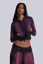 Deep Red Fade Mini Monster Hoodie - Image 4