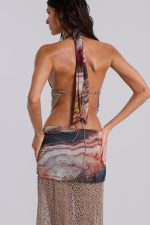 Kumina Hankerchief Plunge Top - Image 2