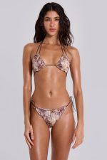 Carilo Foil Ruffle Bikini Bottoms - Image 4