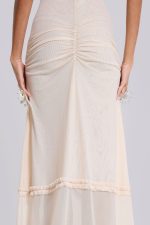 Fatale Maxi Dress In Vanilla - Image 5