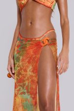 Mari Whipstitch Bikini Bottoms With Rattan Trim - Image 6
