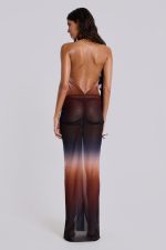 Azevedo Knotted Halter Maxi Dress - Image 5