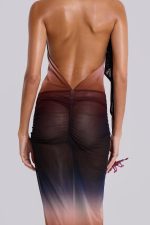 Azevedo Knotted Halter Maxi Dress - Image 8