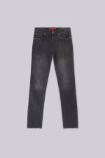 Washed Black Drain Jeans - Image 2