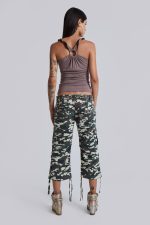 Stella Camo Leopard Cargo Capri Trousers - Image 10