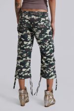 Stella Camo Leopard Cargo Capri Trousers - Image 12