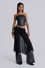Ash Faux Leather Corset - Image 5
