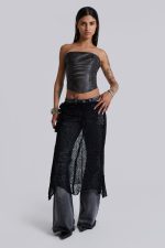Ash Faux Leather Corset - Image 2