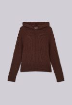 Open Gauge Knit Hoodie - Image 3