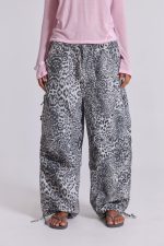 Snow Leopard Parachute Pants - Image 2
