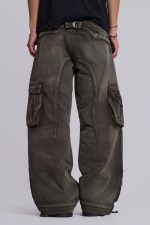 Faded Khaki Trooper Cargo Pants - Image 3