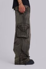 Faded Khaki Trooper Cargo Pants - Image 7