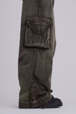 Faded Khaki Trooper Cargo Pants - Image 8