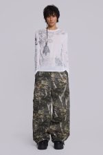 Woodland Camo Parachute Pants - Image 2