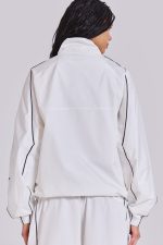 White Vapor Tracksuit Top - Image 5