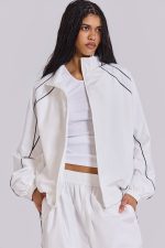 White Vapor Tracksuit Top - Image 6