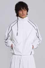 White Vapor Tracksuit Top - Image 6