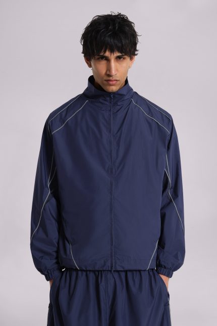 Navy Vapor Tracksuit Top