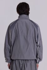 Grey Vapor Tracksuit Top - Image 3