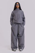 Grey Vapor Tracksuit Bottoms - Image 5