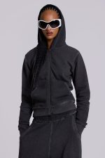 Anthracite Monster Hoodie - Image 2