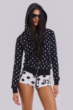 No.13 Polka Dot Football Mini Shorts - Image 3