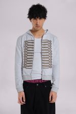 Grey Golden Drummer Hoodie - Image 4