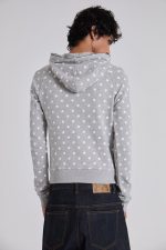Grey Polkadot Hoodie - Image 5