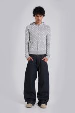Grey Polkadot Hoodie - Image 2