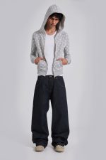 Grey Polkadot Hoodie - Image 8