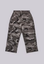 Black Baggy Camo Monster Joggers - Image 2