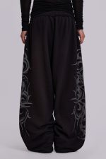 Black Baggy Blade Joggers - Image 6