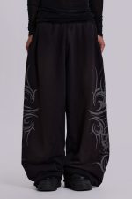 Black Baggy Blade Joggers