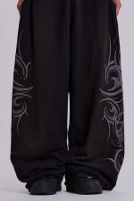 Black Baggy Blade Joggers - Image 5