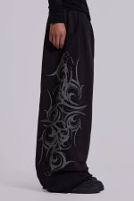 Black Baggy Blade Joggers - Image 4
