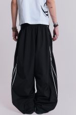 Black Vapor Tracksuit Bottoms - Image 12