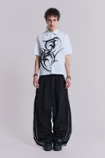 Black Vapor Tracksuit Bottoms - Image 3