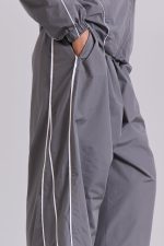 Grey Vapor Tracksuit Bottoms - Image 3