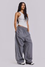 Grey Vapor Tracksuit Bottoms - Image 6