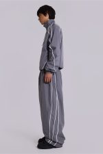 Grey Vapor Tracksuit Bottoms - Image 6