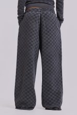Checkerboard Baggy Monster Joggers - Image 3