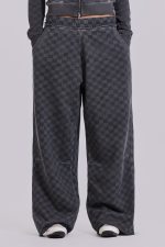 Checkerboard Baggy Monster Joggers - Image 2