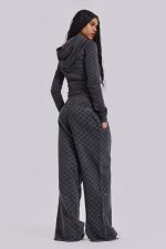 Checkerboard Mini Monster Hoodie - Image 7
