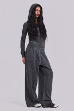 Checkerboard Mini Monster Hoodie - Image 3