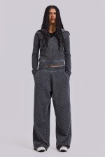 Checkerboard Baggy Monster Joggers - Image 6